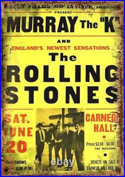 The Rolling Stones Murray K A2 Metal Poster Sign Indoor Outdoor