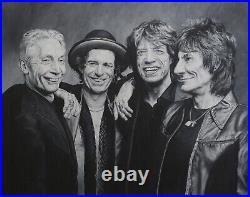 The Rolling Stones Original Oil On Canvas Photorealistic Painting