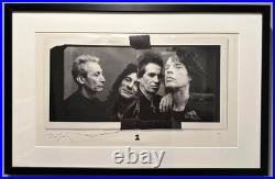 The Rolling Stones Photo Print Edition VH1 Autographed Vanity Fair 92/100 Framed