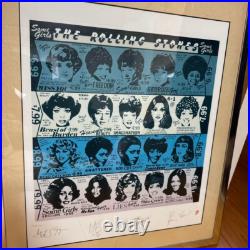 The Rolling Stones Poster Edition Signed 800/5000