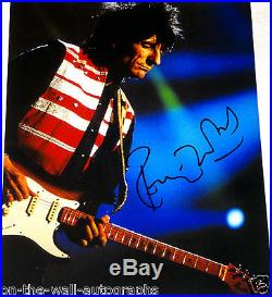 The Rolling Stones Ron Wood Hand Signed Autographed 11x14 Photo! With Proof+coa