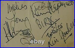 The Rolling Stones Ron Wood & The Birds Fully Signed Autograph Business Card