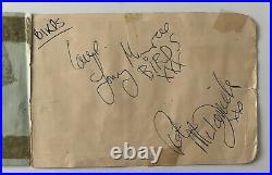 The Rolling Stones Ron Wood & The Birds Kinks Fully Signed Autograph Book Page