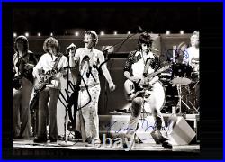 The Rolling Stones Sign by Mick Jagger Ron Wood and Charlie Watts # BC G 43587