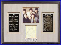 The Rolling Stones Signature(s) With Co-signers