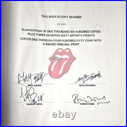 The Rolling Stones Signed 2014 Taschen SUMO Series Artist's Proof Book