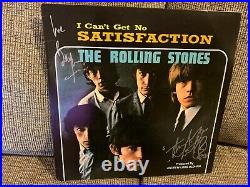 The Rolling Stones Signed Autographed Lp Vinyl Bill Wyman & Charlie Watts (2)