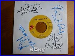 The Rolling Stones Signed Autographed Memorabilia Record Tour Jagger / Richards