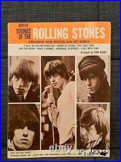 The Rolling Stones Signed Autographed Original Sheet Music Charlie Watts Rare