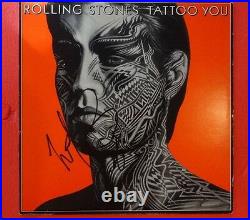 The Rolling Stones Signed Autographed Tattoo You Album Keith Richards Watts
