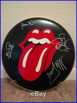 The Rolling Stones Signed Autographs Jagger, Richards, Watts, Wood