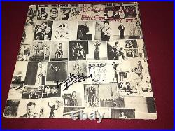 The Rolling Stones Signed Exile On Main Street Lp Album Keith Richards Proof