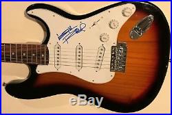 The Rolling Stones Signed Guitar Keith Richards Autographed Stratocaster Proof