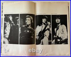 The Rolling Stones Signed Mick Jagger Tour Of The Americas 1975 Tour Program