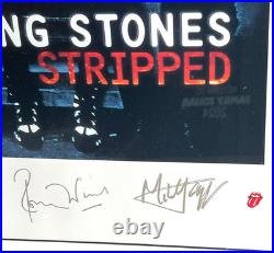 The Rolling Stones Stripped 1994 Signed Lithograph Framed Poster 447/2500