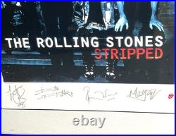 The Rolling Stones Stripped 1994 Signed Lithograph Framed Poster 447/2500