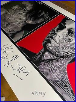 The Rolling Stones Tattoo You Art Print Hand Signed Charlie Watts Ronnie Wood