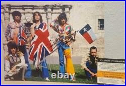 The Rolling Stones The Alamo San Antonio Texas, 1975 Autographed Jagger Richards