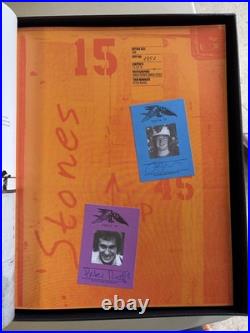 The Rolling Stones Tour Of America Genesis Book Anniversary Edition Signed