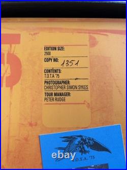 The Rolling Stones Tour Of America Genesis Book Anniversary Edition Signed