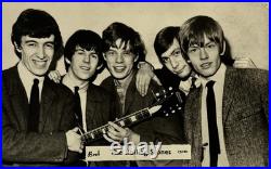 The Rolling Stones Vintage Promo Postcard Photo