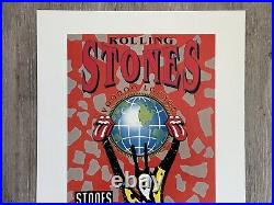 The Rolling Stones Voodoo Lounge 94/95 Tour Print Lithograph ES 5000 Signed