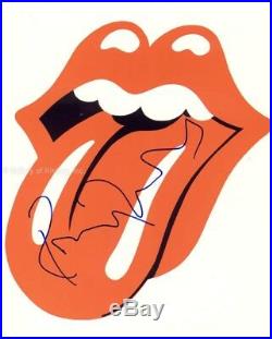 The Rolling Stones (ron Wood) Photograph Signed