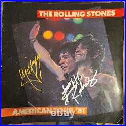 The Rolling Stones signed Tour Book The American Tour 1981