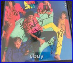 The Rolling Stones signed / autographed 1986 Dirty Work album Five signatures