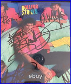 The Rolling Stones signed / autographed 1986 Dirty Work album Five signatures