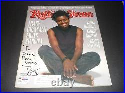 Tracy Chapman Psa Dna Signed Coa Autographed Rolling Stone Inscribed