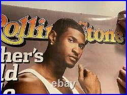 USHER Autographed Rolling Stone Promo Poster Confessions Album signed 2004