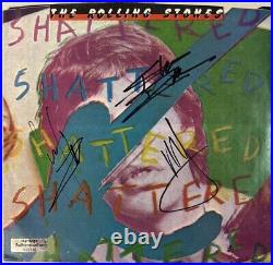 Vintage The Rolling Stones Authentic Hand Signed Autograph LP RECORD WithCOA