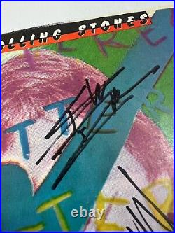 Vintage The Rolling Stones Authentic Hand Signed Autograph LP RECORD WithCOA