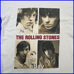 Vintage The Rolling Stones T Shirt 1999 Screen Stars Signed Tour Size M Band