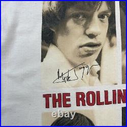 Vintage The Rolling Stones T Shirt 1999 Screen Stars Signed Tour Size M Band