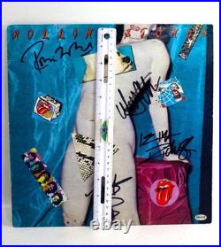 Vintage The Rolling Stones Undercover Signed LP 1983 COA Sticker Vintage The Rolling Stones Undercover Signed LP 1983 COA Sticker