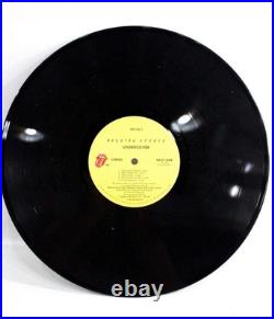 Vintage The Rolling Stones Undercover Signed LP 1983 COA Sticker Vintage The Rolling Stones Undercover Signed LP 1983 COA Sticker