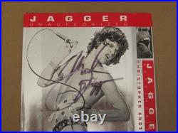 Vtg 1993 Mick Jagger Unauthorized Dust Jacket Rolling Stones Signed Autograph