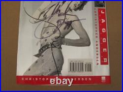 Vtg 1993 Mick Jagger Unauthorized Dust Jacket Rolling Stones Signed Autograph