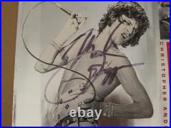 Vtg 1993 Mick Jagger Unauthorized Dust Jacket Rolling Stones Signed Autograph