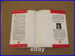 Vtg 1993 Mick Jagger Unauthorized Dust Jacket Rolling Stones Signed Autograph