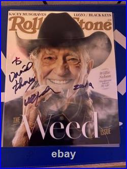 Willie Nelson Autographed 8x10 Rolling Stone Magazine Cover Print Signed 2019