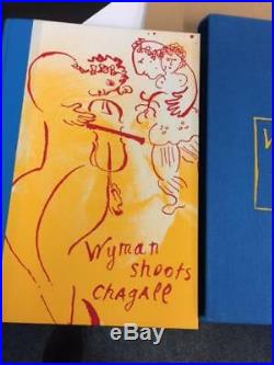 Wyman Shoots Chagall signed very rare Bill Wyman Rolling Stones signed no 1256