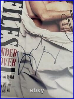 X Files David Duchovny Gillian Anderson Signed Autographed Rolling Stone Mag