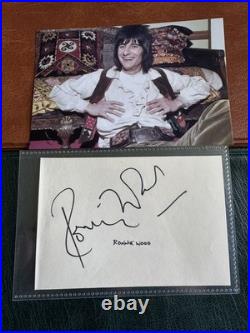 (bf2) Ronnie Wood Original Signed Autograph British Musician The Rolling Stones
